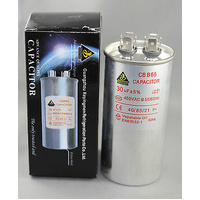 AIR CONDITIONER MOTOR 30UF 450Volt Motor Start/ Run Capacitor CBB65 Metal Type