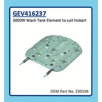 HOBART WASH TANK ELEMENT 3000W GEV416237 230104