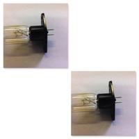 2 X MICROWAVE OVEN LIGHT GLOBE BULB WITH BASE PANASONIC NN-SD691S NNST671S