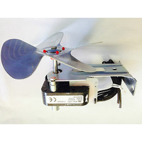 COMMERCIAL FRIDGE CONDENSER FAN MOTOR WITH FAN BLADE & MOUNTING BRACKET