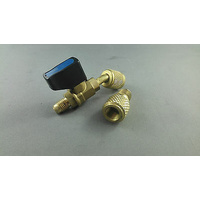 R410A R134A Ball Valve Adapter 1/4" M to 5/16 FM & 5/16 Male to 1/4" FEmale