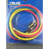 AIR CONDITIONER, REFRIGERATION 60" LONG 5/16" BALL VALVE HOSE SET R410A