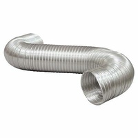 Semi Rigid Aluminium Duct 5" 125mm x 3m Ventilation duct , Kitchen Exhaust duct