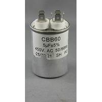 AIR CONDITIONER MOTOR FAN PUMP 5uf 450Volt 5 UF Start/ Run Metal Capacitor