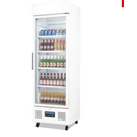 BNIB 540L 1-DOOR COMMERCIAL GLASS DISPLAY REFRIGERATOR, FRIDGE
