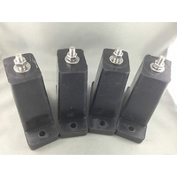 AIR CONDITIONER MOUNT BRACKET SET OF 4 STANDS 280KG LARGE RUBBER FEET STANDS