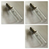 3 X Electrolux Bottom Mount Fridge Lamp Light Bulb Globe EBM4300SC EBM4307SC