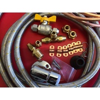 GENUNIE Caravan LPG Bayonet Install Kit 3 m Camper Weber Q Baby Q Retrofit 3/8