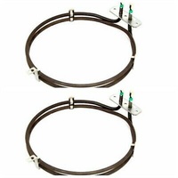 2 x Genuine Omega 900mm Oven Fan Forced Element OF901XA OF901XZ OF902XA OF902XZ