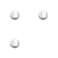 3 x Genuine Chef 617 Gas Cooktop White Control Knob GHC617W GHS607W GHS605W