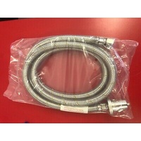 BROMIC 2M GAS HEATER 3/8" BSP HOSE WITH BAYONET SS BRAIDED AUSTRALIA MADE