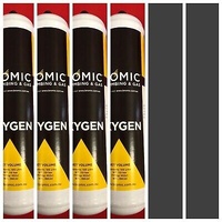 Disposable PURE OXYGEN Bottle - 4 x 1 Litre Bottle 12mm Thread Mapp Gas 400300