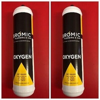 Disposable PURE OXYGEN Bottle - 2 x 1 Litre - 12mm Thread Mapp Gas 400300