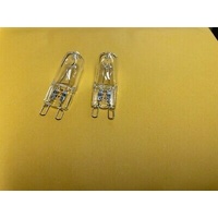 2 x Westinghouse 607 613 615 616 617 Wall Oven Halogen Lamp Light Bulb Globe