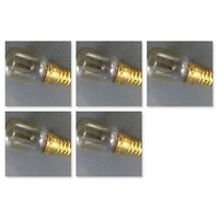 5 x Westinghouse Boss 790 Duo Oven Lamp Light Bulb Globe PDP790S*04 PDP790W*04