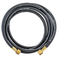 Gas Hose Argon, Nitrogen, Helium Pressure rated to 1.5MPa 3 mtr 5/8-18 UNF