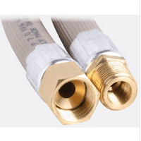 1323/1500 LPG NATURAL GAS HOSE 10mm PVC 3/8''BSPFFx3/8'' BSPM 10HXX1500 1500mm