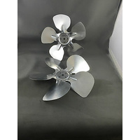 CONDENSER FAN MOTOR BLADE METAL CLOCK WISE TWO SIZES to CHOOSE 170MM or 195MM