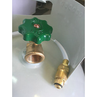 POL LPG CYLINDER TO 3/8" BSP STRAIGHT FITTING 035719 ADAPTER