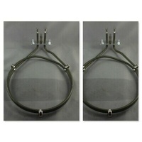 2x Kleenmaid Oven Fan Forced Element TO200W TO200X TO201W TO300W TO300X