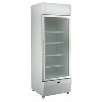 ***NEW 375LITRE 1-DOOR COMMERCIAL GLASS DISPLAY FRIDGE BEER DRINK CHILLER IGLOO