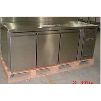 BRAND NEW STAINLESS STEEL BENCH REFRIGERATOR FRIDGE 1.8M LONG 850MM HIGH