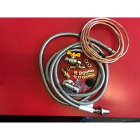 Caravan LPG Bayonet Install Kit 3m Camper Weber Q Baby Q Retrofit 5/16 Copper