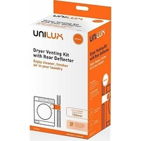 ULX104 Unilux Simpson Dryer Venting Kit with Rear Deflector – 100mm Outlet