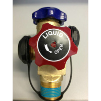 Air Conditioning Refrigerant Gas Tank Double Outlet SCG Valve 3.6mpa TT0585