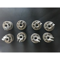 8 x LG DISHWASHER ROLLERS UPPER BASKET WHEELS 4581DD3002A LD-12AW2 LD-1204W