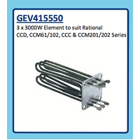 RATIONAL ELEMENT 3 x 3000W CCD, CCM61/102, CCC & CCM201/202 SERIES GEV415550
