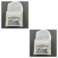 2 x LG Fuzzy Logic Washing Machine Lint Filter Bag 65mm X 72mm SF-60PX WF-402
