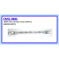 300W INFRA-RED HEAT LAMP (119mm) (QIR300240R7S) CMEL-0885