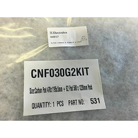 ELECTROLUX RANGEHOOD GREASE FILTER MATERIAL OVO17 CARBON AND FOAM 120*50CM