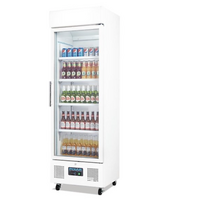 BRAND NEW 540 LITRE 1-DOOR COMMERCIAL GLASS DISPLAY FRIDGE BEER WINE CHILLER