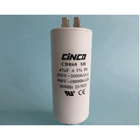 AIR CONDITIONER CBB445 45UF 450Volt Motor Start/ Run Capacitor