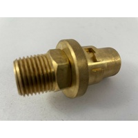 LPG CARAVAN NATURAL GAS CATERING BAYONET ADAPTOR NEW STYLE x 1/2MBSP