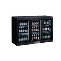 POLAR 3 Door Back Bar Cooler 870(H) x 1350(W) x 535(D)mm 247x 330ml Bottles