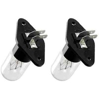 2x BOSCH SIEMENS MICROWAVE OVEN BULB LAMP 606322 HF25M660B/03 HF25M660B