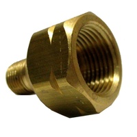 CARAVAN USE Brass Female POL BBQ FITTING Adapter to Male 1/4" NPT 51-5761A