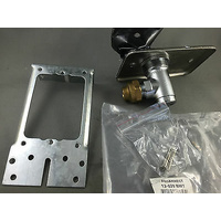 WALL MOUNT STRAIGHT TIMBER NL GAS 1/2" BSP x BAYONET CHROME BBQ 13-020 BWT
