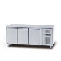 BRAND NEW S.S. UNDER BENCH 3 DOORS FRIDGE 850mm(H) x 1800mm(W) x 700m