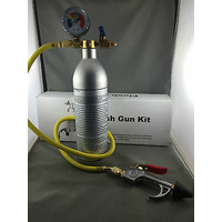 Power Air Flush KIT Canister,Hose,Valve,Gun HVAC R410a R404a Retrofit Clean