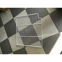 COMMERCIAL DISPLAY DOUBLE DOOR FRIDGE STEEL SHELF 20X485MM , CORNER CUT