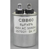 AIR CONDITIONER MOTOR FAN PUMP 6uf 450Volt 6 UF Start/ Run Metal Capacitor