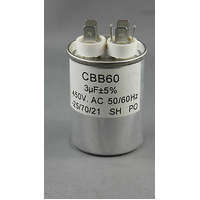 AIR CONDITIONER MOTOR FAN PUMP 3uf 450Volt 3 UF Start/ Run Metal Capacitor