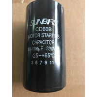 Fridge Compressor 88-108uf 330VAC Motor Starting Capacitor suit 240VAC Motor