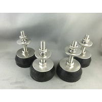 AIR CONDITIONER MOUNT BRACKET SET OF 4 RUBBER FEET STANDS ADJUSTABLE HEAVY DUTY