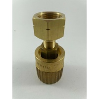 BRAND NEW FORKLIFT LPG GAS FILLER BOTTLE COUPLING 1&1/4" Acme TO 1/4" NPT F