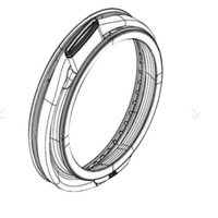 EXPRESS Simpson EZI Sensor Washing Machine Door Seal Gasket SWF12843 91490051500